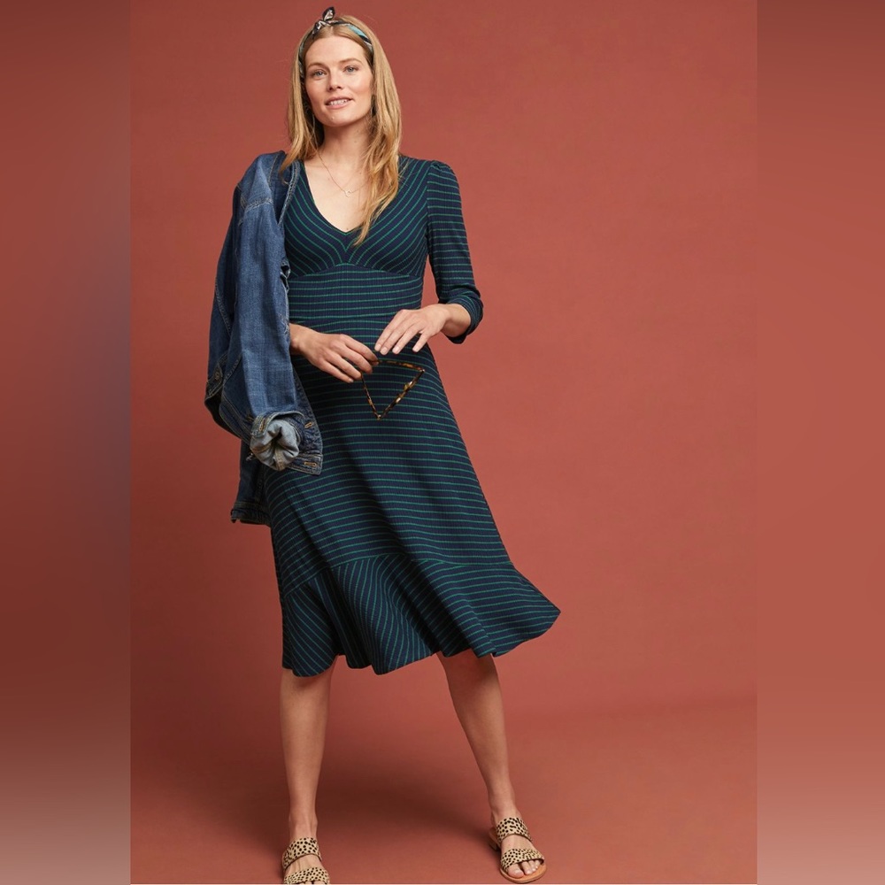 Maeve By Anthropologie Meg Striped Dress